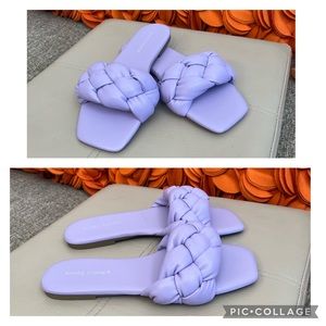 ❣️🆕Marc Fisher Folier Purple Braided Top Sandals❣️